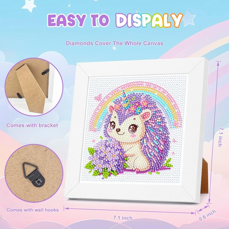 Nardoll Diamond Art Kits with Wooden Frame - Arts and Crafts - Dimond Art Painting by Numbers - GEM Art for Beginners Adult Home Wall Decor - Image 3